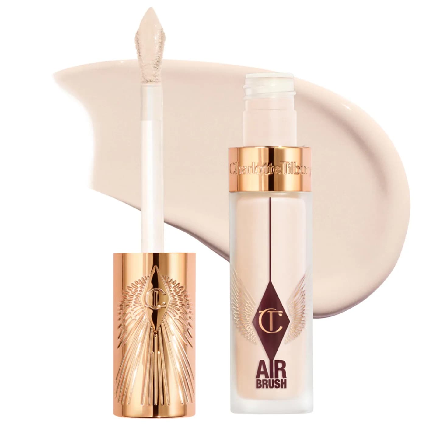 Charlotte Tilbury  Airbrush Flawless Crease-Proof Long-Wear Blur Concealer with Hyaluronic Acid