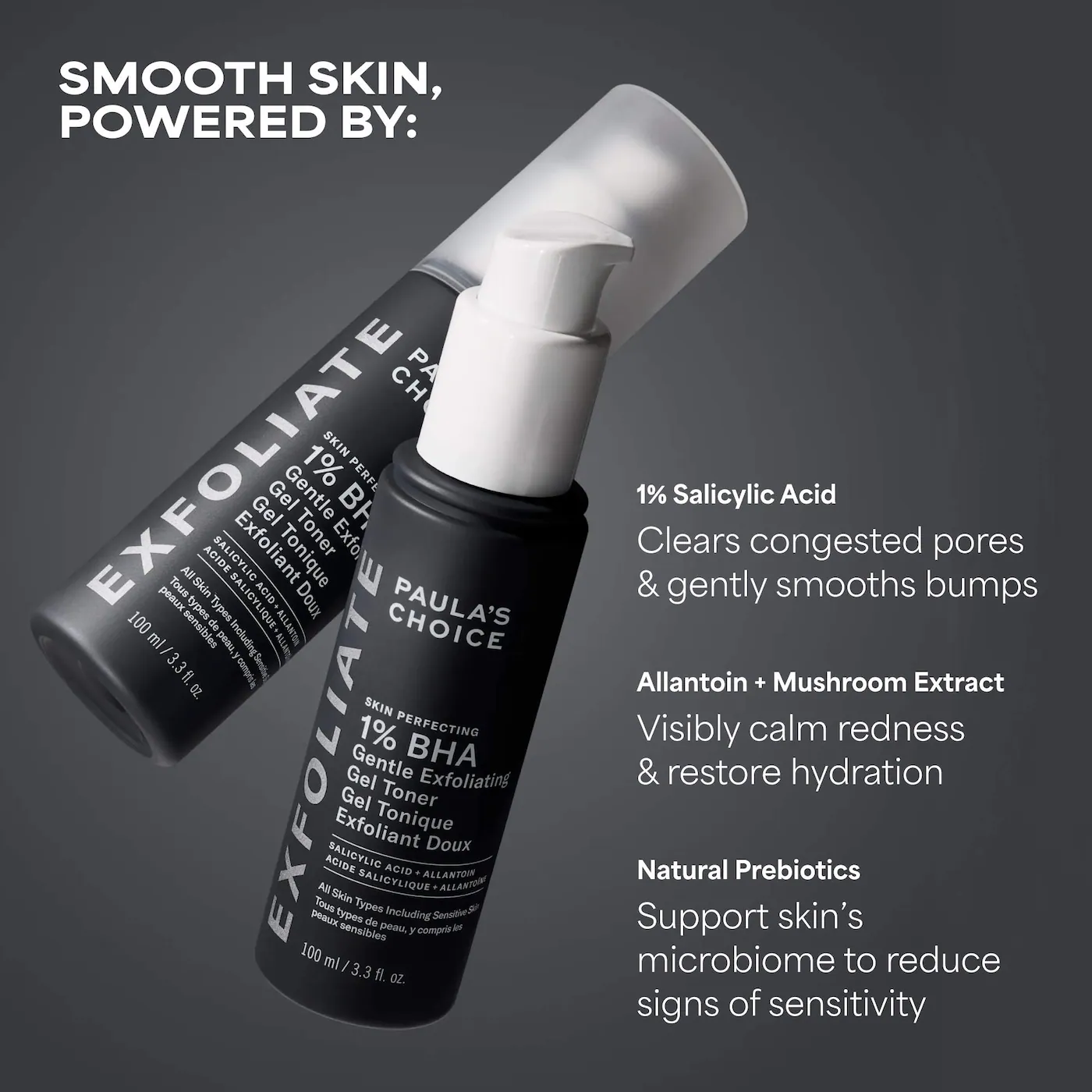 Paula's Choice  Skin Perfecting 1% BHA Gentle Exfoliating Gel Toner for Sensitive Skin 4
