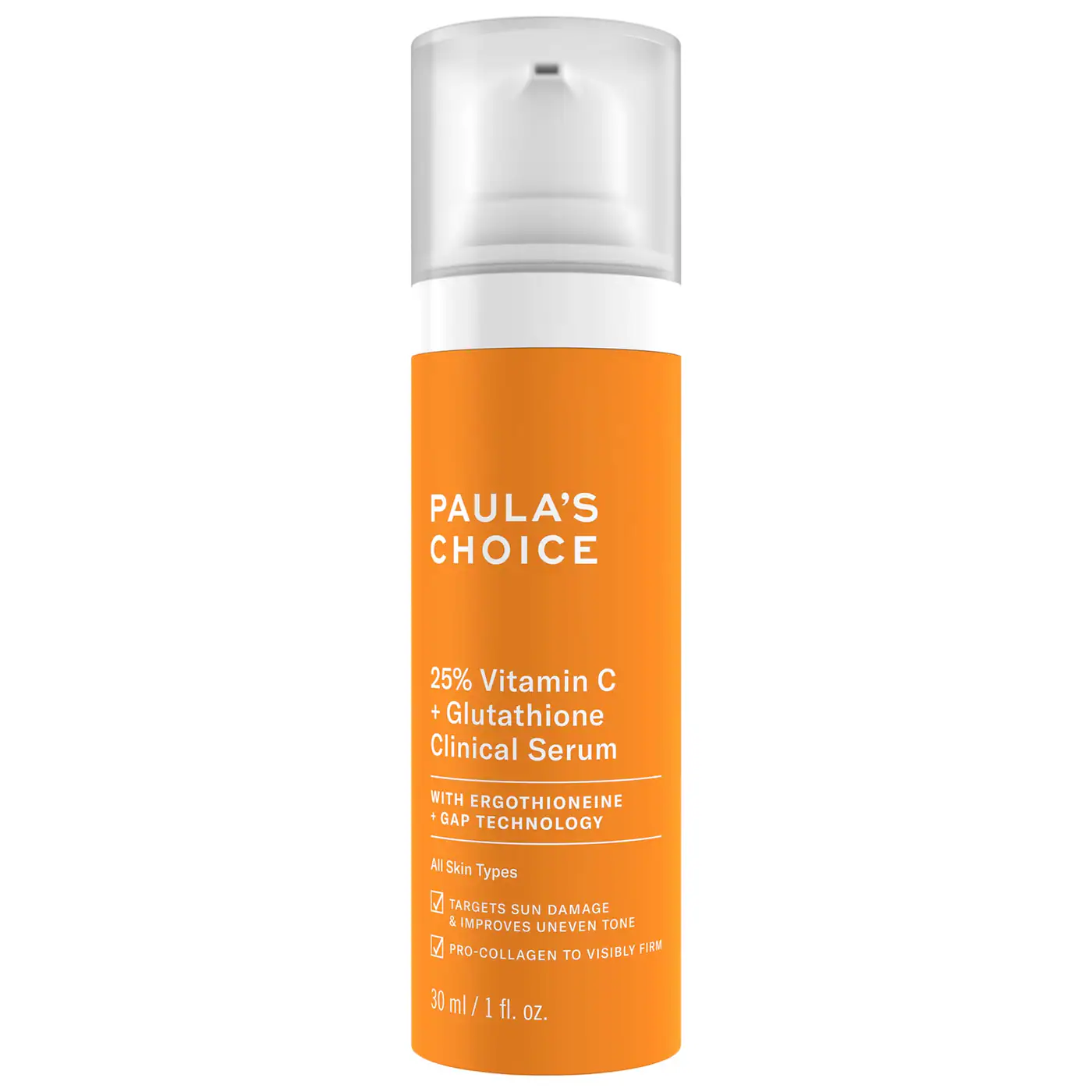 Paula's Choice 25% Vitamin C + Glutathione Clinical Serum for Brightening & Dark Spots