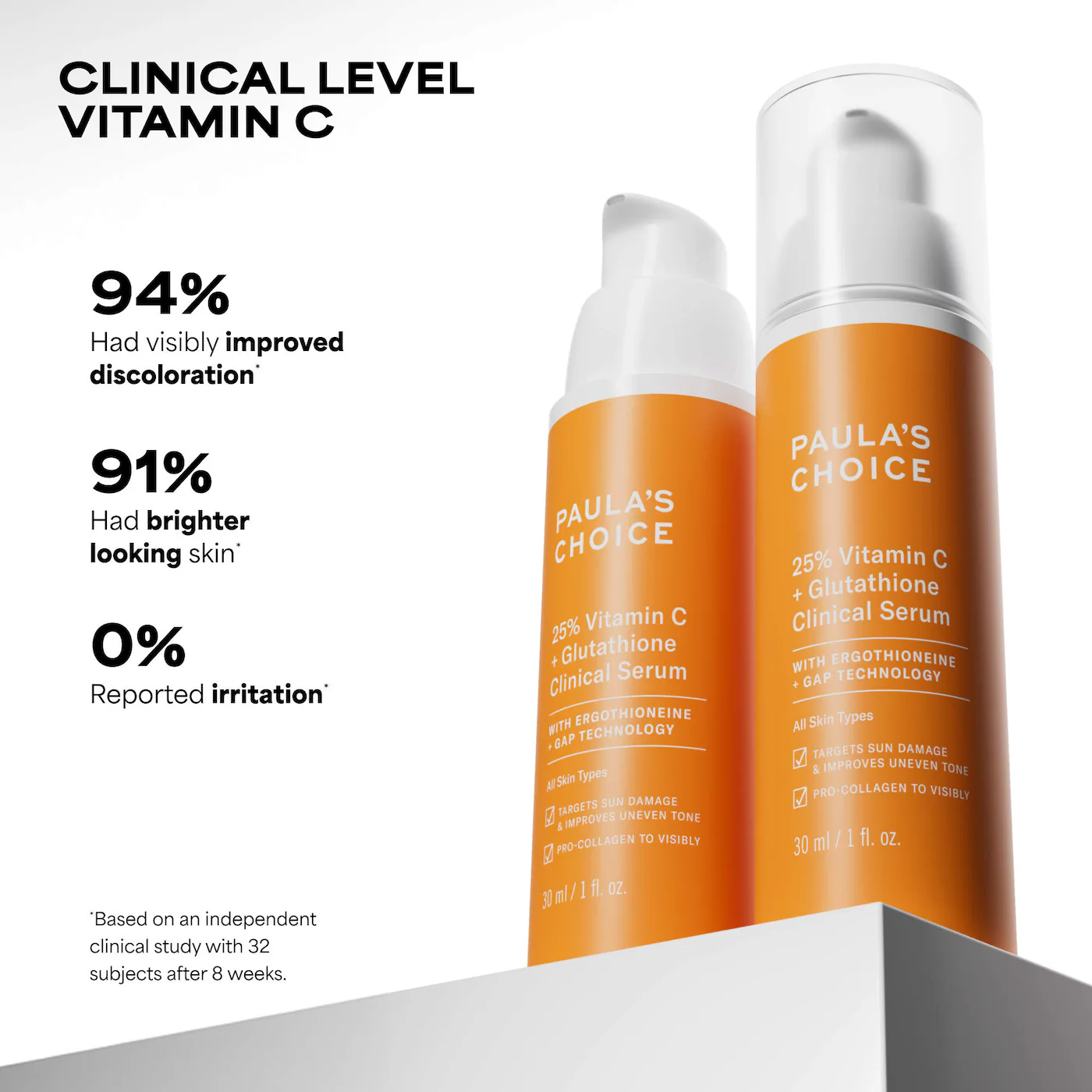 Paula's Choice 25% Vitamin C + Glutathione Clinical Serum for Brightening & Dark Spots 2