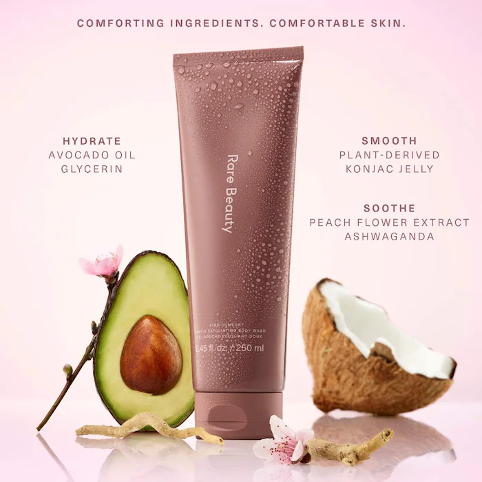 Rare Beauty by Selena Gomez  Find Comfort Gentle Exfoliating Konjac Jelly Body Wash 4