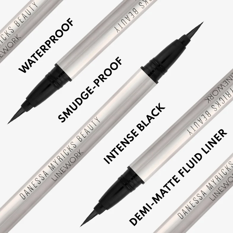 Danessa Myricks Beauty  Linework Paintbrush Fluid Liquid Eyeliner 3